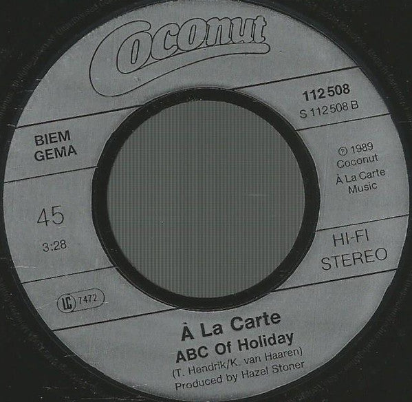 À La Carte & Mungo Jerry : Dancing In The Summertime - Sunshine Hit Collection (7", Single)