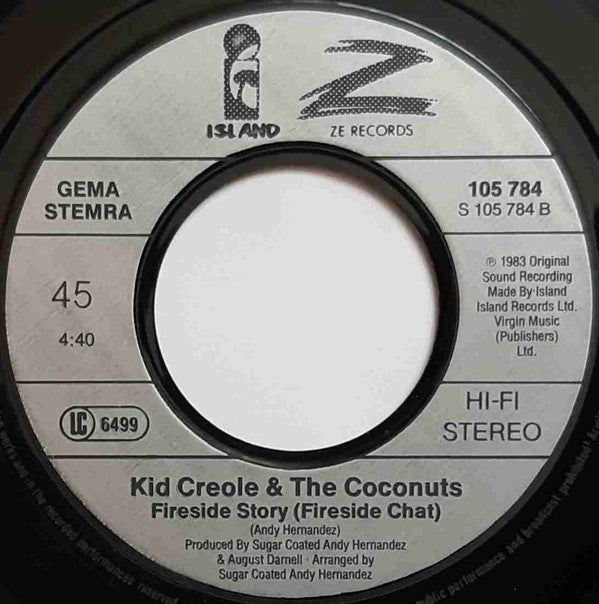 Kid Creole And The Coconuts : There's Something Wrong In Paradise (7", Single)