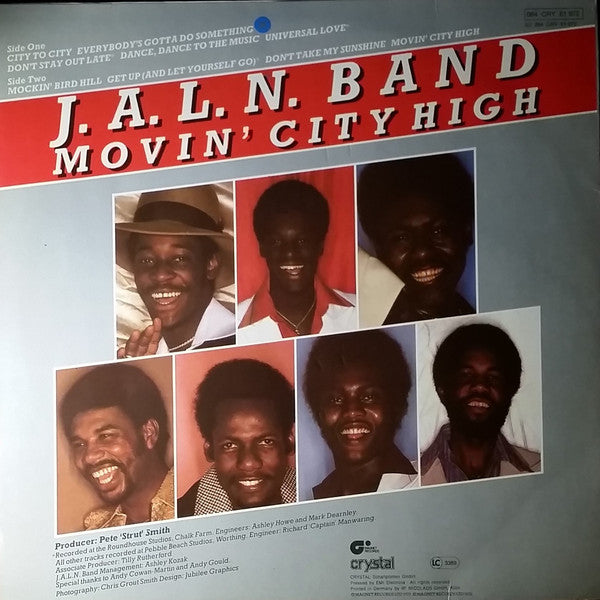 J.A.L.N. Band : Movin' City High (LP, Album)