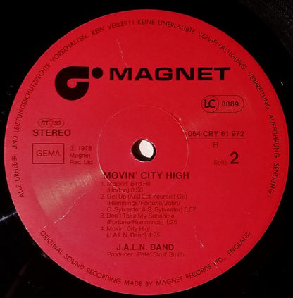 J.A.L.N. Band : Movin' City High (LP, Album)