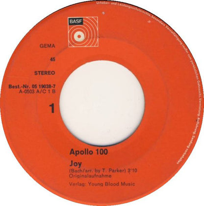 Apollo 100 : Jesu Joy (7", Single)