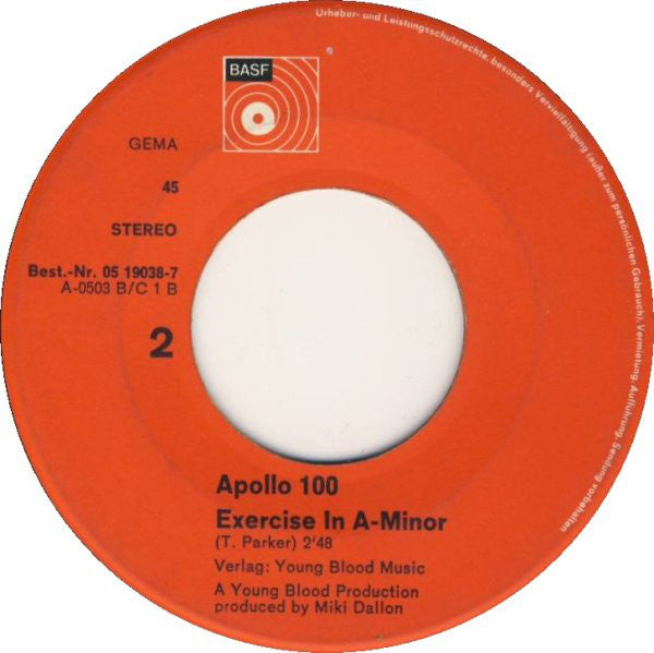 Apollo 100 : Jesu Joy (7", Single)