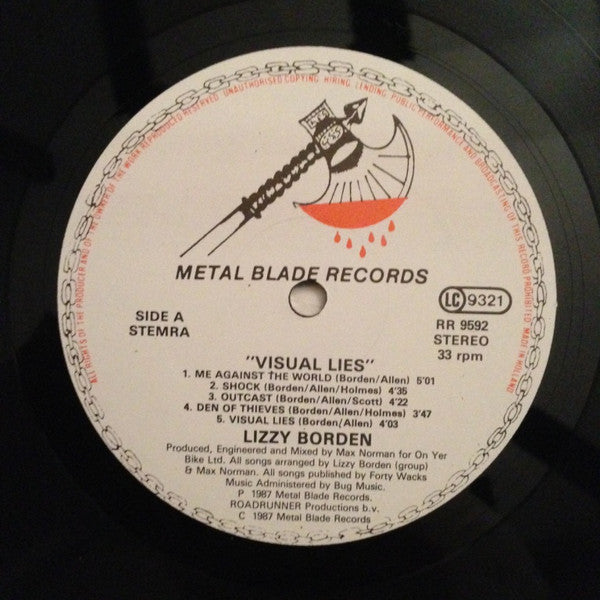 Lizzy Borden : Visual Lies (LP, Album)