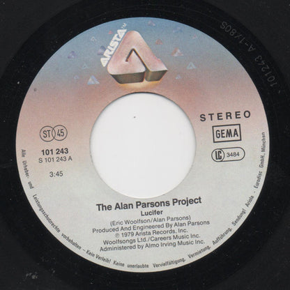 The Alan Parsons Project : Lucifer (7", Single, RE)