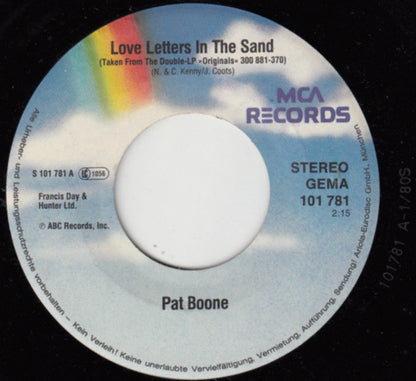 Pat Boone : Love Letters In The Sand / April Love (7", Single, RE)