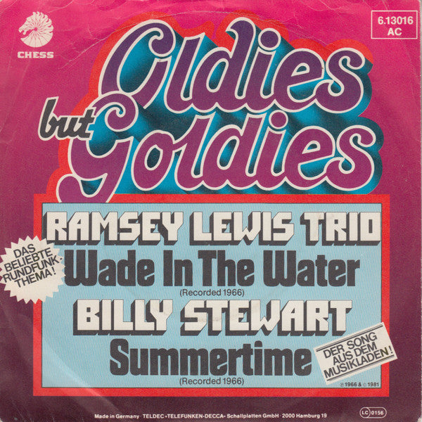 Ramsey Lewis Trio* / Billy Stewart : Wade In The Water / Summertime (7", Single)