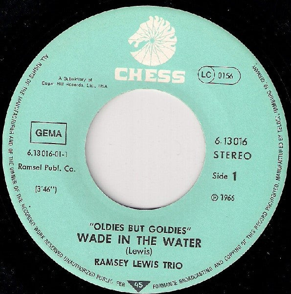 Ramsey Lewis Trio* / Billy Stewart : Wade In The Water / Summertime (7", Single)