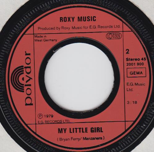 Roxy Music : Angel Eyes (7", Single)