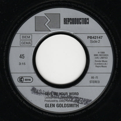 Glen Goldsmith : Save A Little Bit (7")