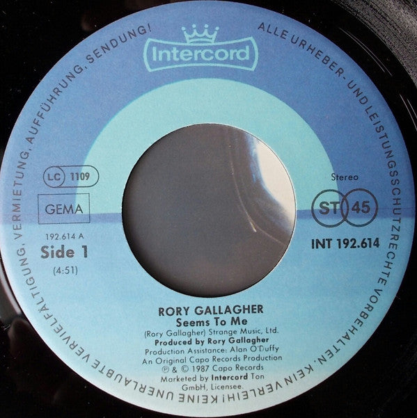 Rory Gallagher : Defender (LP, Album + 7")