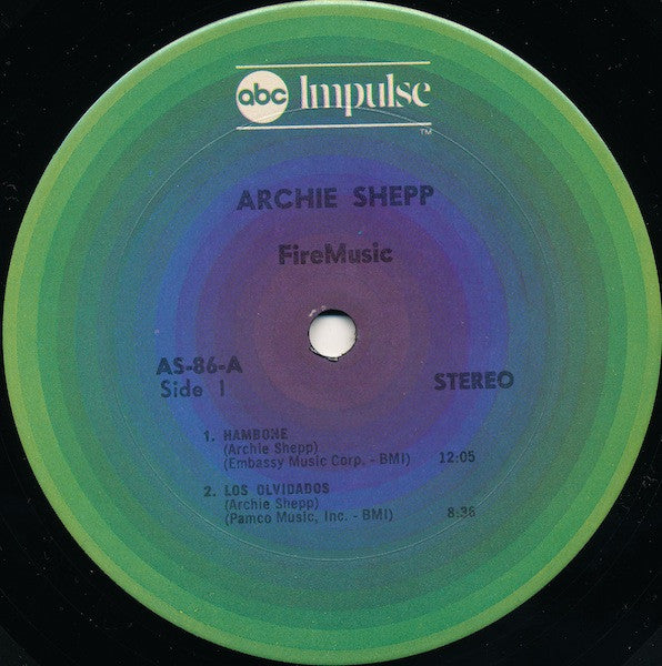 Archie Shepp : Fire Music (LP, Album, RE, Gat)