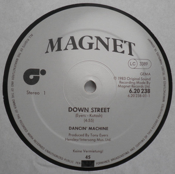 Dancin' Machine : Down Street (12")