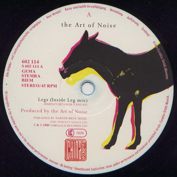 The Art Of Noise : Legs (12", Maxi)