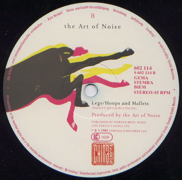 The Art Of Noise : Legs (12", Maxi)