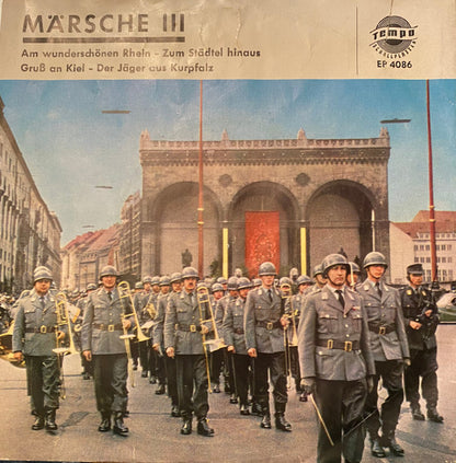 Heeresmusikkorps 4 Leitung: Hauptmann Hermann Schwander : Märsche III (7", EP, Mono)