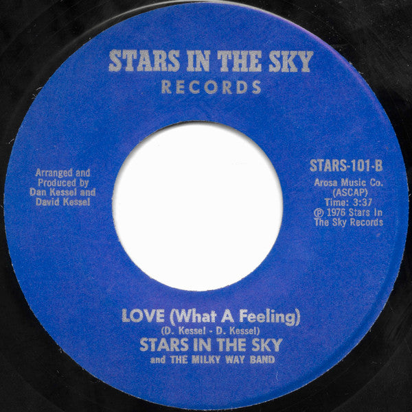 Stars In The Sky And The Milky Way Band : Baby Hold On (7")