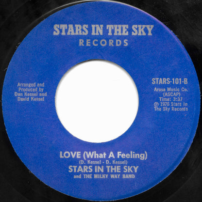 Stars In The Sky And The Milky Way Band : Baby Hold On (7")