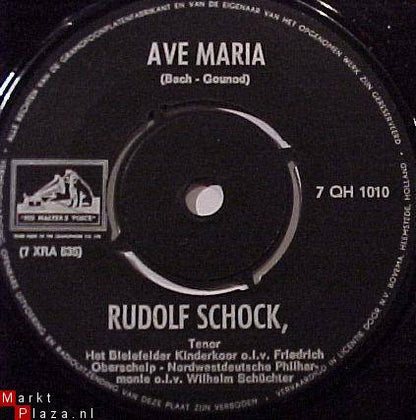 Rudolf Schock : Ave Maria / Agnus Dei (7")