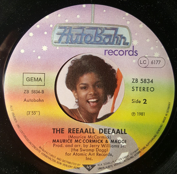 Maurice McCormick & Maggi* : 15 Minutes / The Reeaall Deeaall (7", Single)