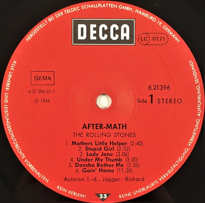 The Rolling Stones : After-Math (LP, Album, RE)