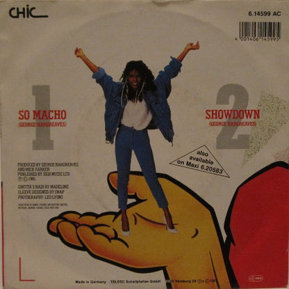 Sinitta : So Macho! (7", Single)