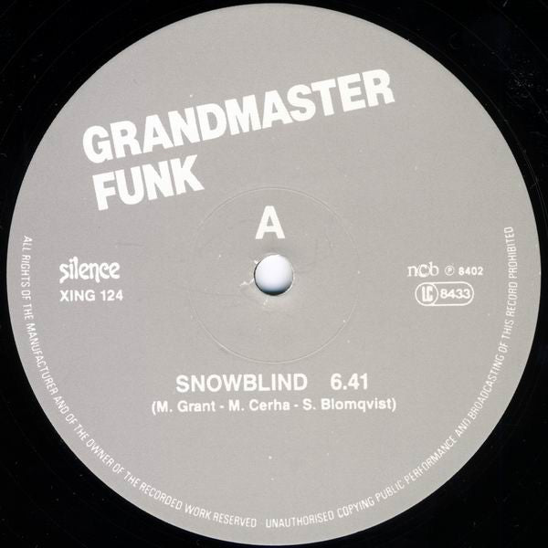 Grandmaster Funk : Snowblind (12")