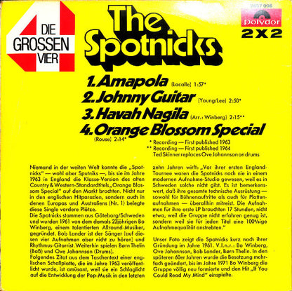 The Spotnicks : Die Grossen Vier Von The Spotnicks (2x7")