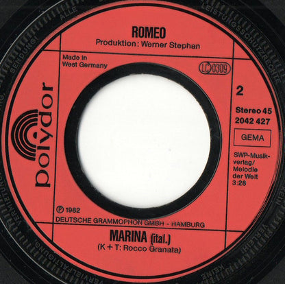 Romeo Utech : Marina (7", Single)