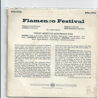 Carlos Montoya : Flamenco Festival (7", EP)