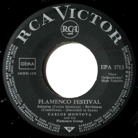 Carlos Montoya : Flamenco Festival (7", EP)