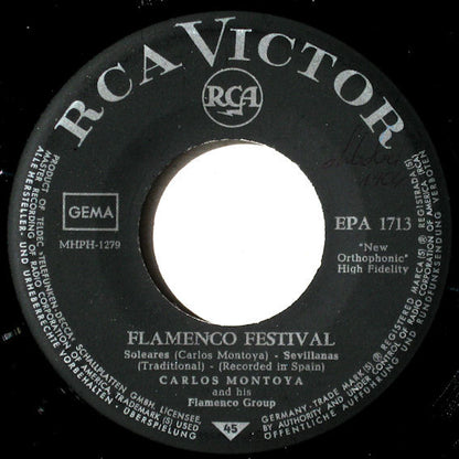 Carlos Montoya : Flamenco Festival (7", EP)