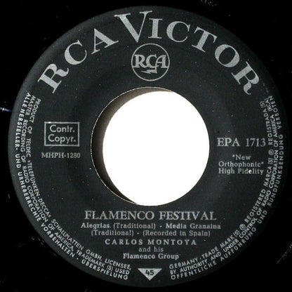 Carlos Montoya : Flamenco Festival (7", EP)