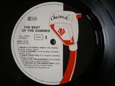 The Damned : Another Great Record From The Damned: The Best Of The Damned (LP, Comp)