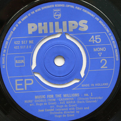 Various : Music For The Millions - No.1 (7", EP)