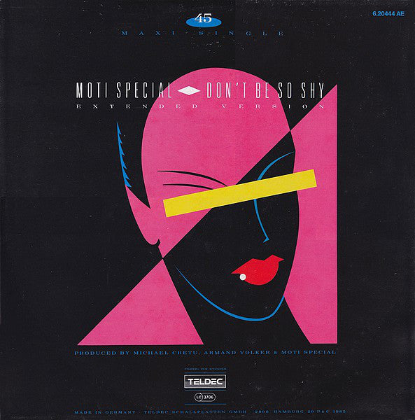 Moti Special : Don't Be So Shy (Extended Version) (12", Maxi, Yel)