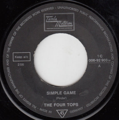 The Four Tops* : Simple Game (7", Single, Mono)