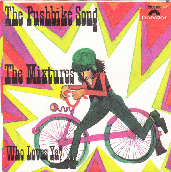 The Mixtures : The Pushbike Song (7", Single)