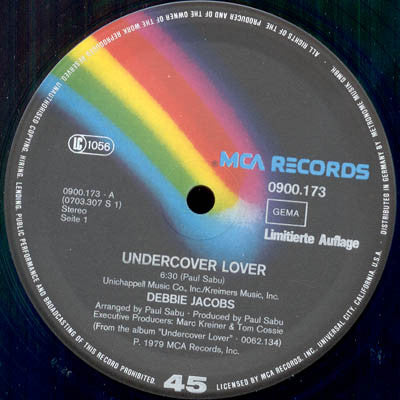 Debbie Jacobs : Undercover Lover (Special Disco-Version) / Think I'm Fallin' In Love (12", Maxi, Ltd)