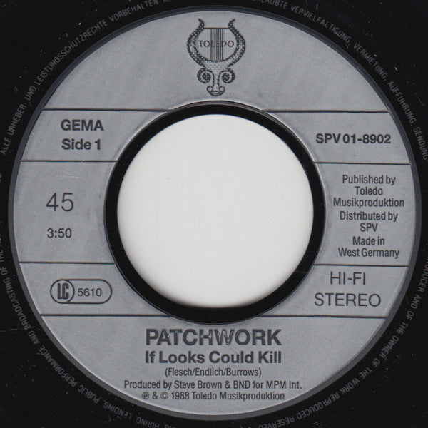 Patchwork (6) : If Looks Could Kill (7", Single)