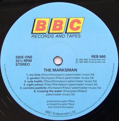 Richard Thompson And Peter Filleul : The Marksman - Music From The BBC TV Series (LP, Album)