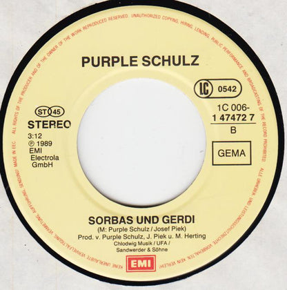 Purple Schulz : Was Ist Passiert (7")