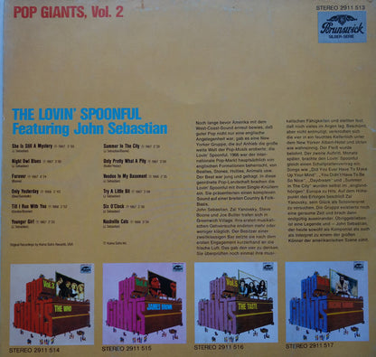 The Lovin' Spoonful : Pop Giants, Vol. 2 (LP, Comp)