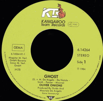 Oliver Onions : Ghost (7", Single)