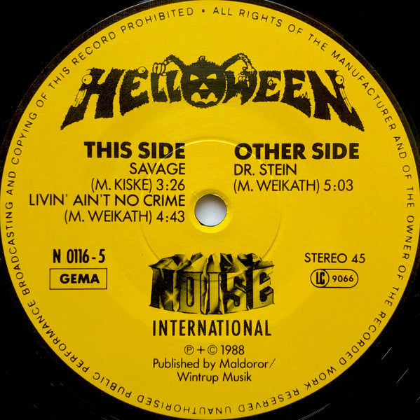 Helloween : Dr. Stein (12", Maxi)