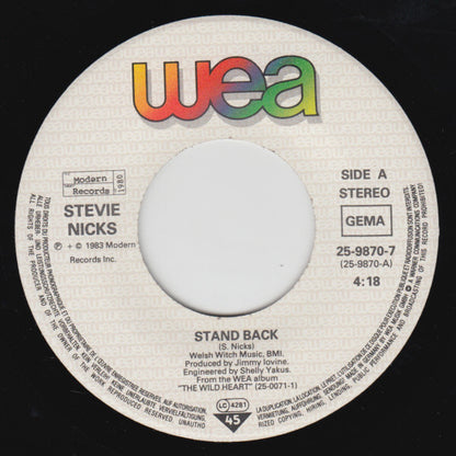 Stevie Nicks : Stand Back (7", Single)