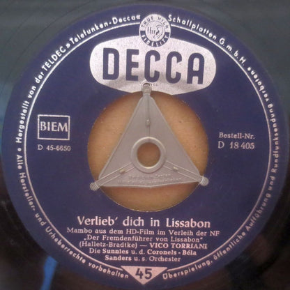 Vico Torriani : Mannequin Aus Paris / Verlieb' Dich In Lissabon (7", Single)