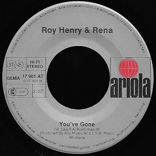 Roy Henry & Rena* : Squeeze Me (7")