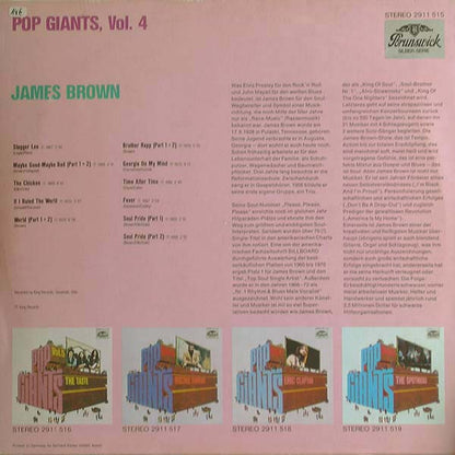 James Brown : Pop Giants, Vol. 4 (LP, Comp)