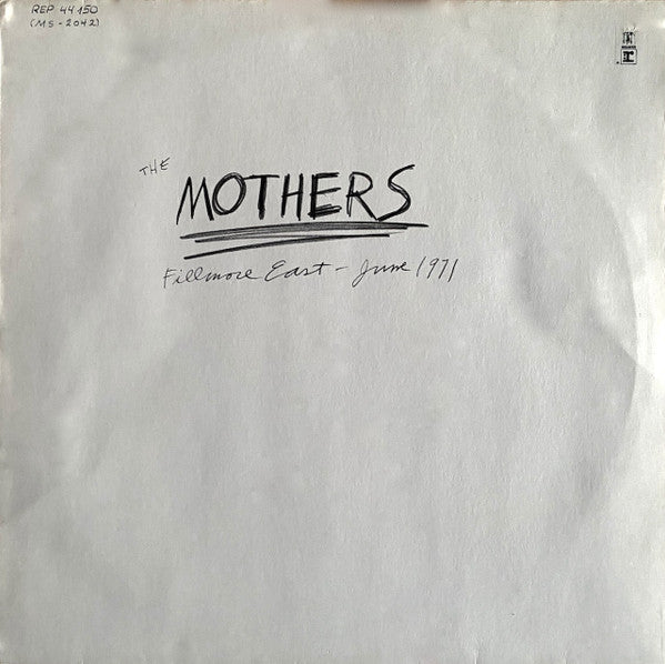 The Mothers : Fillmore East - June 1971 (LP, Album, RE)