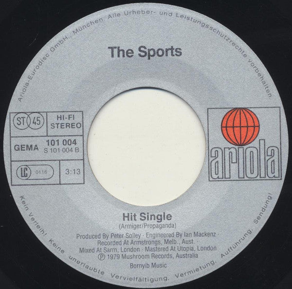 The Sports : Who Listens To The Radio (7", Single)